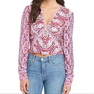 Free People Wild and Free Blouse